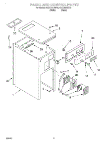 05 - Panel And Control parts for Kitchenaid Compactor KCCC151JWH0 from AppliancePartsPros.com