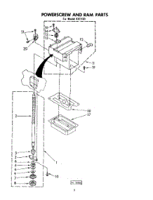 06 - Powerscrew And Ram (Kcc150) parts for Kitchenaid Compactor KCC151 from AppliancePartsPros.com