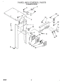 05 - Panel And Control parts for Kitchenaid Compactor KUCC151B0 from AppliancePartsPros.com