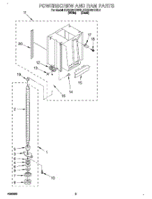 03 - Powerscrew And Ram parts for Kitchenaid Compactor KUCC151DWH1 from AppliancePartsPros.com