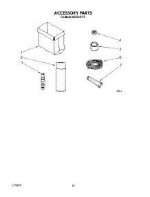 06 - Accessory parts for Kitchenaid Compactor KUCS181T0 from AppliancePartsPros.com