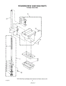 04 - Powerscrew And Ram parts for Whirlpool Compactor 4KUCC150S2 from AppliancePartsPros.com
