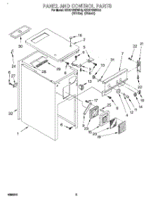 05 - Panel And Control parts for Kitchenaid Compactor KCCC151DWH2 from AppliancePartsPros.com