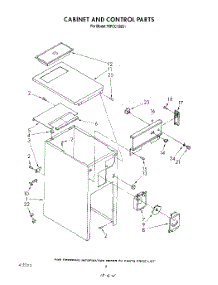 04 - Cabinet And Control parts for Whirlpool Compactor 7KFCC150S1 from AppliancePartsPros.com