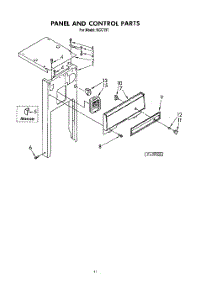 11 - Panel And Control (Kcc151) parts for Kitchenaid Compactor KCC151 from AppliancePartsPros.com