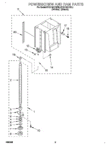 03 - Powerscrew And Ram parts for Kitchenaid Compactor KUCC151DWH2 from AppliancePartsPros.com