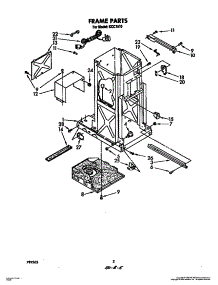 03 - Frame parts for Kitchenaid Compactor KCC1510 from AppliancePartsPros.com