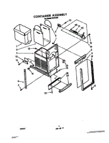 05 - Container parts for Kitchenaid Compactor KCC1510 from AppliancePartsPros.com