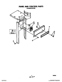 06 - Panel And Control parts for Kitchenaid Compactor KCC1510 from AppliancePartsPros.com