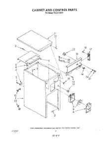 04 - Cabinet And Control parts for Whirlpool Compactor 7KCCC150T0 from AppliancePartsPros.com