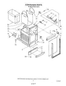 06 - Container parts for Whirlpool Compactor 7KCCC150T0 from AppliancePartsPros.com
