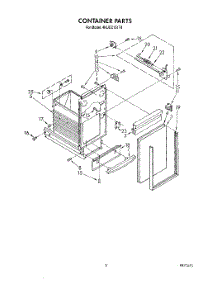04 - Container parts for Whirlpool Compactor 4KUCC151T4 from AppliancePartsPros.com