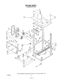 03 - Frame parts for Kitchenaid Compactor KUCS180S0 from AppliancePartsPros.com
