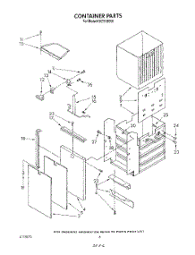 04 - Container parts for Kitchenaid Compactor KUCS180S0 from AppliancePartsPros.com
