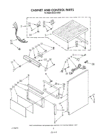05 - Cabinet And Control parts for Kitchenaid Compactor KUCS180S0 from AppliancePartsPros.com