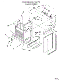 04 - Container parts for Kitchenaid Compactor KUCC151BWH0 from AppliancePartsPros.com