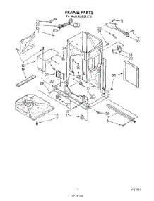 03 - Frame parts for Kitchenaid Compactor KUCC151T0 from AppliancePartsPros.com
