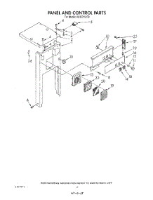 06 - Panel And Control parts for Kitchenaid Compactor KUCC151T0 from AppliancePartsPros.com