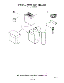 07 - Lit / Optional parts for Kitchenaid Compactor KUCC151T0 from AppliancePartsPros.com