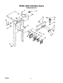 06 - Panel And Control parts for Kitchenaid Compactor KUCC151T3 from AppliancePartsPros.com