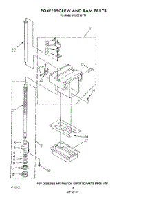 04 - Power Screw And Ram parts for Whirlpool Compactor 4KUCC151T0 from AppliancePartsPros.com