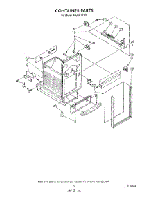 05 - Container parts for Whirlpool Compactor 4KUCC151T0 from AppliancePartsPros.com