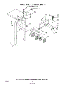 06 - Panel And Control parts for Whirlpool Compactor 4KUCC151T0 from AppliancePartsPros.com