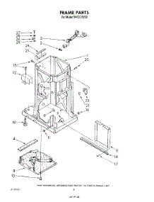 03 - Frame parts for Whirlpool Compactor 7KFCC150S0 from AppliancePartsPros.com