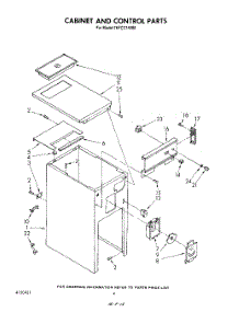 04 - Cabinet And Control parts for Whirlpool Compactor 7KFCC150S0 from AppliancePartsPros.com