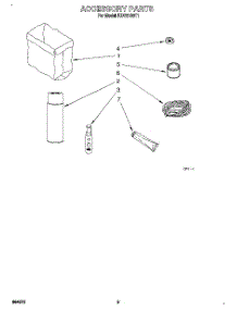 05 - Accessory parts for Kitchenaid Compactor KUCS181T1 from AppliancePartsPros.com