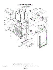 06 - Container parts for Whirlpool Compactor 7KFCC150S0 from AppliancePartsPros.com