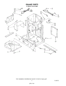 03 - Frame parts for Whirlpool Compactor 4KUCC150S0 from AppliancePartsPros.com