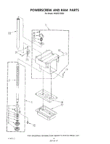 04 - Powerscrew And Ram parts for Whirlpool Compactor 4KUCC150S0 from AppliancePartsPros.com