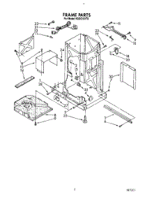 03 - Frame parts for Kitchenaid Compactor KUCC151T2 from AppliancePartsPros.com