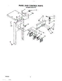 06 - Panel And Control parts for Kitchenaid Compactor KUCC151T2 from AppliancePartsPros.com