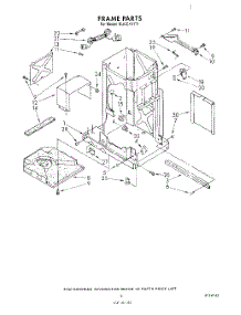 03 - Frame parts for Kitchenaid Compactor KUCC151T1 from AppliancePartsPros.com
