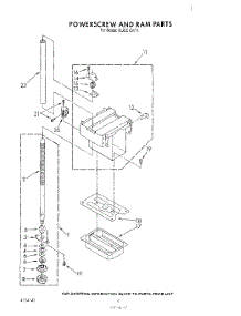 04 - Powerscrew And Ram parts for Kitchenaid Compactor KUCC151T1 from AppliancePartsPros.com