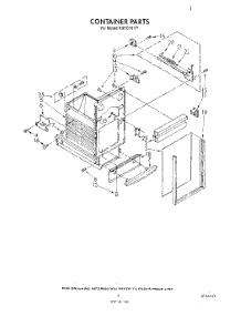 05 - Container parts for Kitchenaid Compactor KUCC151T1 from AppliancePartsPros.com