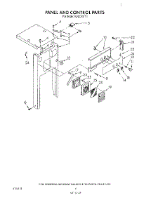 06 - Panel And Control parts for Kitchenaid Compactor KUCC151T1 from AppliancePartsPros.com