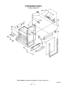 05 - Container parts for Whirlpool Compactor 4KUCC151T1 from AppliancePartsPros.com