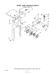 06 - Panel And Control parts for Whirlpool Compactor 4KUCC151T1 from AppliancePartsPros.com