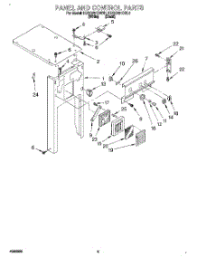 05 - Panel And Control parts for Kitchenaid Compactor KUCC151DBL1 from AppliancePartsPros.com