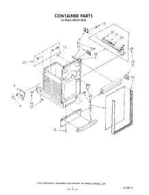 05 - Container parts for Whirlpool Compactor 4KUCC150S0 from AppliancePartsPros.com