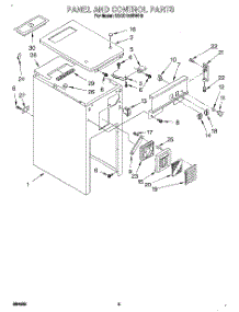 05 - Panel And Control parts for Kitchenaid Compactor KCCC151BWH0 from AppliancePartsPros.com
