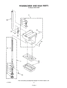 04 - Power Screw And Ram parts for Whirlpool Compactor 4KUCC150S1 from AppliancePartsPros.com