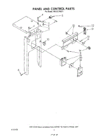 06 - Panel And Control parts for Whirlpool Compactor 4KUCC150S1 from AppliancePartsPros.com