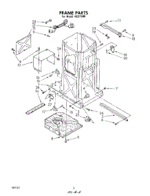03 - Powerscrew And Ram parts for Kitchenaid Compactor KCC1500 from AppliancePartsPros.com