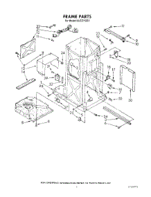 03 - Frame parts for Kitchenaid Compactor KUCC150S1 from AppliancePartsPros.com