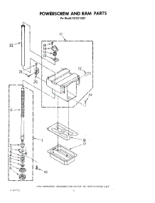 04 - Power Screw And Ram parts for Kitchenaid Compactor KUCC150S1 from AppliancePartsPros.com