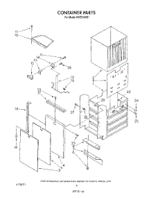 04 - Container parts for Kitchenaid Compactor KUCS180S1 from AppliancePartsPros.com